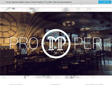 Tablet Screenshot of manhattanproper.com